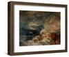 Fire Aboard Ship-J. M. W. Turner-Framed Giclee Print