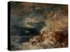 Fire Aboard Ship-J. M. W. Turner-Stretched Canvas