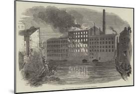 Fire and Explosion at Marsland's Park Mills, Stockport-null-Mounted Giclee Print