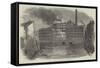 Fire and Explosion at Marsland's Park Mills, Stockport-null-Framed Stretched Canvas