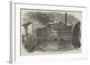 Fire and Explosion at Marsland's Park Mills, Stockport-null-Framed Giclee Print