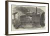 Fire and Explosion at Marsland's Park Mills, Stockport-null-Framed Giclee Print