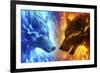 Fire and Ice-JoJoesArt-Framed Giclee Print