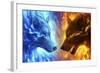 Fire and Ice-JoJoesArt-Framed Giclee Print