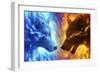 Fire and Ice-JoJoesArt-Framed Giclee Print