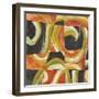 Fire and Slate II-Lisa Choate-Framed Art Print