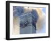 Fire and Smoke Billows from the North Tower of New York's World Trade Center September 11, 2001-null-Framed Photographic Print