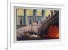 Fire and Water, the Magic Flute, 1816-Karl Friedrich Schinkel-Framed Giclee Print