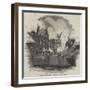 Fire at Boston-null-Framed Giclee Print