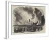 Fire at Bramah's Factory, Pimlico-null-Framed Giclee Print