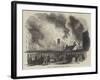 Fire at Bramah's Factory, Pimlico-null-Framed Giclee Print