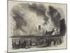 Fire at Bramah's Factory, Pimlico-null-Mounted Giclee Print