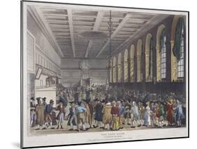 Fire at Custom House, London, 1814-Frederick Calvert-Mounted Giclee Print
