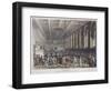 Fire at Custom House, London, 1814-Frederick Calvert-Framed Giclee Print