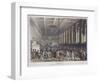 Fire at Custom House, London, 1814-Frederick Calvert-Framed Giclee Print