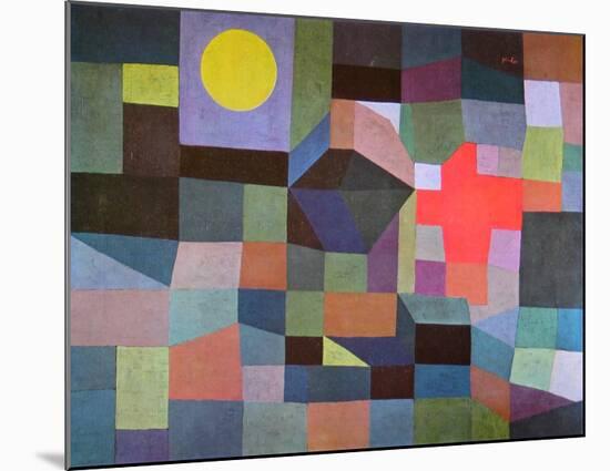 Fire at Full Moon, 1933-Paul Klee-Mounted Art Print