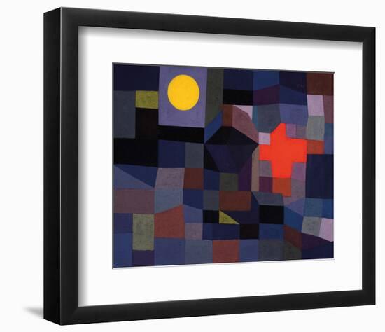 Fire at Full Moon 1933-Paul Klee-Framed Art Print