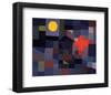 Fire at Full Moon 1933-Paul Klee-Framed Art Print