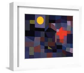 Fire at Full Moon 1933-Paul Klee-Framed Art Print