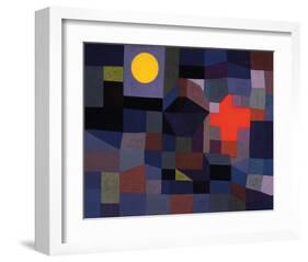 Fire at Full Moon 1933-Paul Klee-Framed Art Print