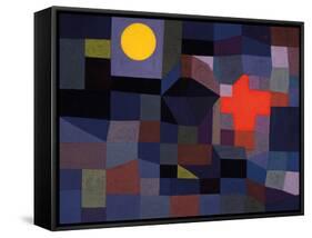 Fire at Full Moon-Paul Klee-Framed Stretched Canvas