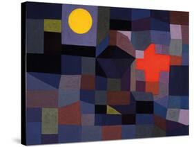 Fire at Full Moon-Paul Klee-Stretched Canvas