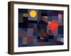 Fire at Full Moon-Paul Klee-Framed Premium Giclee Print