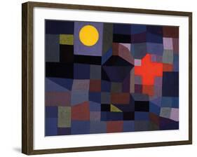 Fire at Full Moon-Paul Klee-Framed Giclee Print