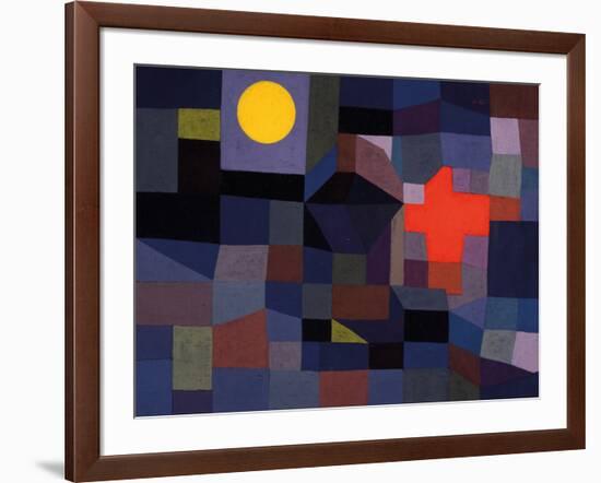 Fire at Full Moon-Paul Klee-Framed Giclee Print