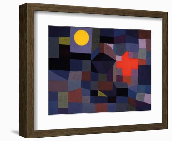 Fire at Full Moon-Paul Klee-Framed Giclee Print