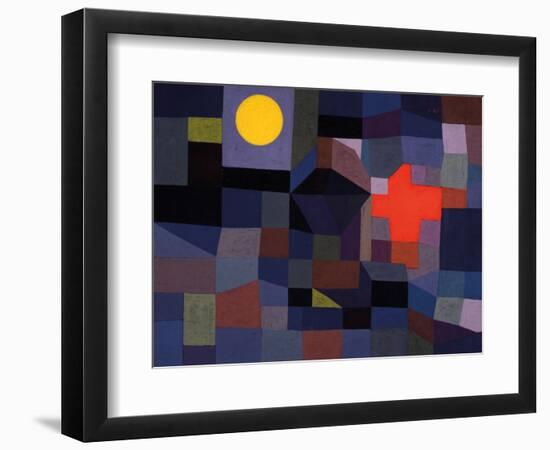 Fire at Full Moon-Paul Klee-Framed Giclee Print