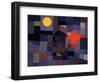 Fire at Full Moon-Paul Klee-Framed Giclee Print