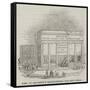 Fire at Goulston's Manufactory, Old Kent Road-null-Framed Stretched Canvas