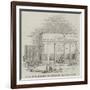 Fire at Goulston's Manufactory, Old Kent Road-null-Framed Giclee Print