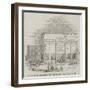 Fire at Goulston's Manufactory, Old Kent Road-null-Framed Giclee Print