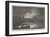 Fire at Hungerford Hall, Strand-null-Framed Giclee Print