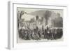 Fire at Kroll's Gardens, Berlin-null-Framed Giclee Print