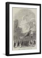 Fire at Oxford, on Tuesday Last-null-Framed Giclee Print