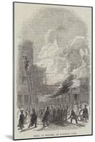 Fire at Oxford, on Tuesday Last-null-Mounted Giclee Print