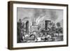 Fire at Saint Andre's Cathedral, Bordeaux, France, August 1787 (1882-188)-Cosson-Framed Giclee Print