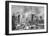 Fire at Saint Andre's Cathedral, Bordeaux, France, August 1787 (1882-188)-Cosson-Framed Giclee Print