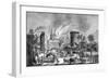 Fire at Saint Andre's Cathedral, Bordeaux, France, August 1787 (1882-188)-Cosson-Framed Giclee Print