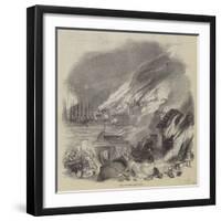 Fire at St John's, Newfoundland-null-Framed Giclee Print