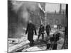 Fire at St. Katherine�S Docks During the Blitz-Robert Hunt-Mounted Photographic Print