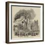Fire at St Michael's Church, Cambridge-null-Framed Giclee Print
