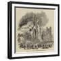 Fire at St Michael's Church, Cambridge-null-Framed Giclee Print