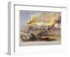 Fire at the Armoury in the Tower of London, October 1841-Thomas Colman Dibdin-Framed Giclee Print