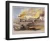 Fire at the Armoury in the Tower of London, October 1841-Thomas Colman Dibdin-Framed Giclee Print