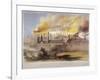 Fire at the Armoury in the Tower of London, October 1841-Thomas Colman Dibdin-Framed Giclee Print