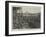 Fire at the Army and Navy Co-Operative Society, Bombay-null-Framed Giclee Print